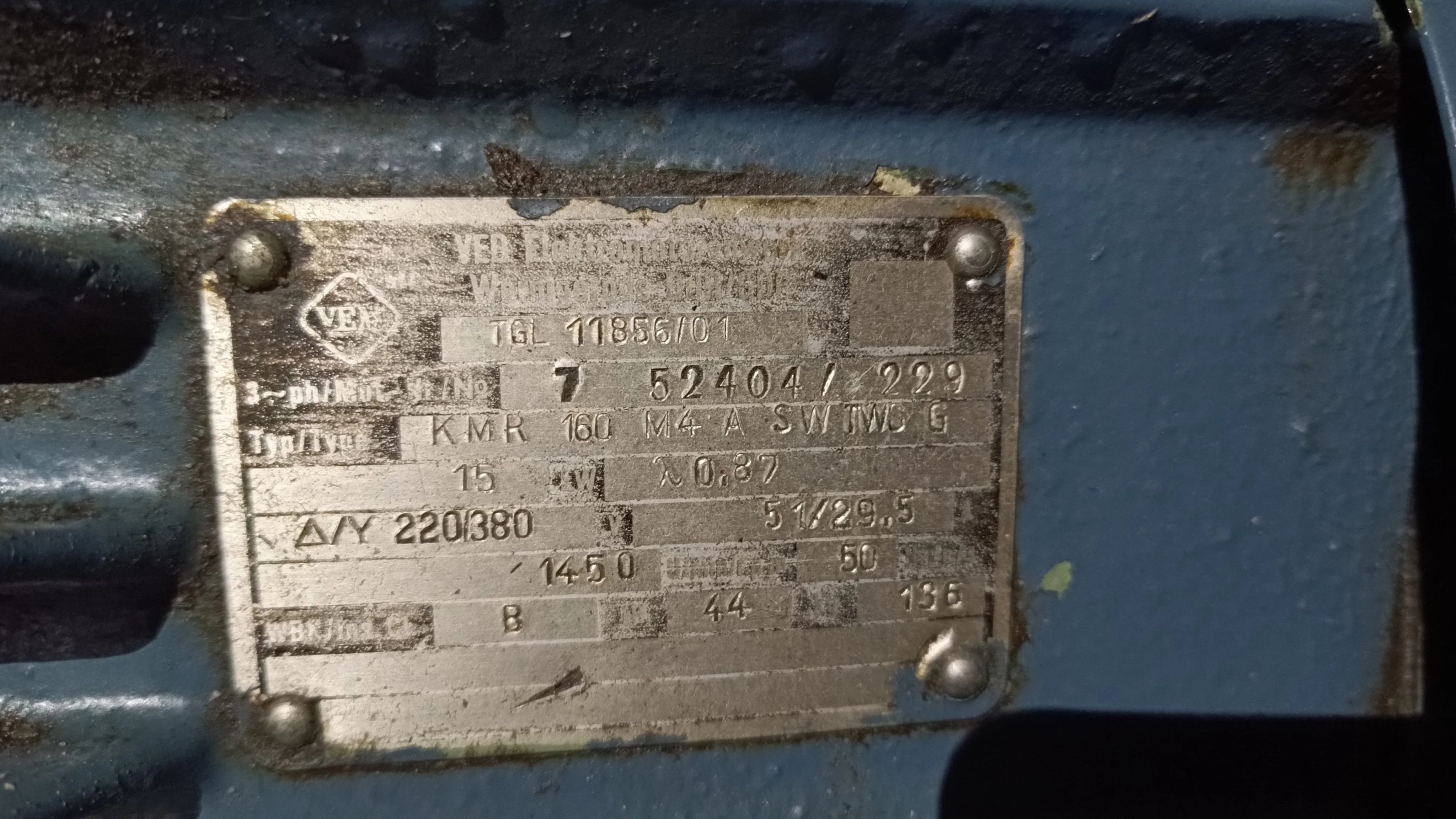 VEB Elektromotorenwerk 15kw